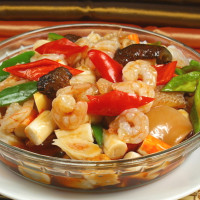 Mariscos salteados