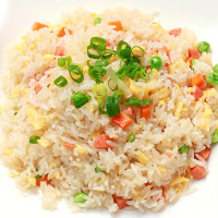 Arroz salteados con tres delicias