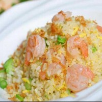 Arroz salteados con langostinos